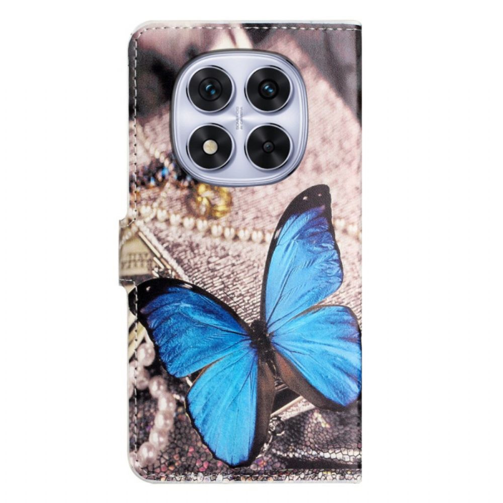 Folio-hoesje Xiaomi Redmi Note 15 Pro Plus 5g Blauwe Vlinder