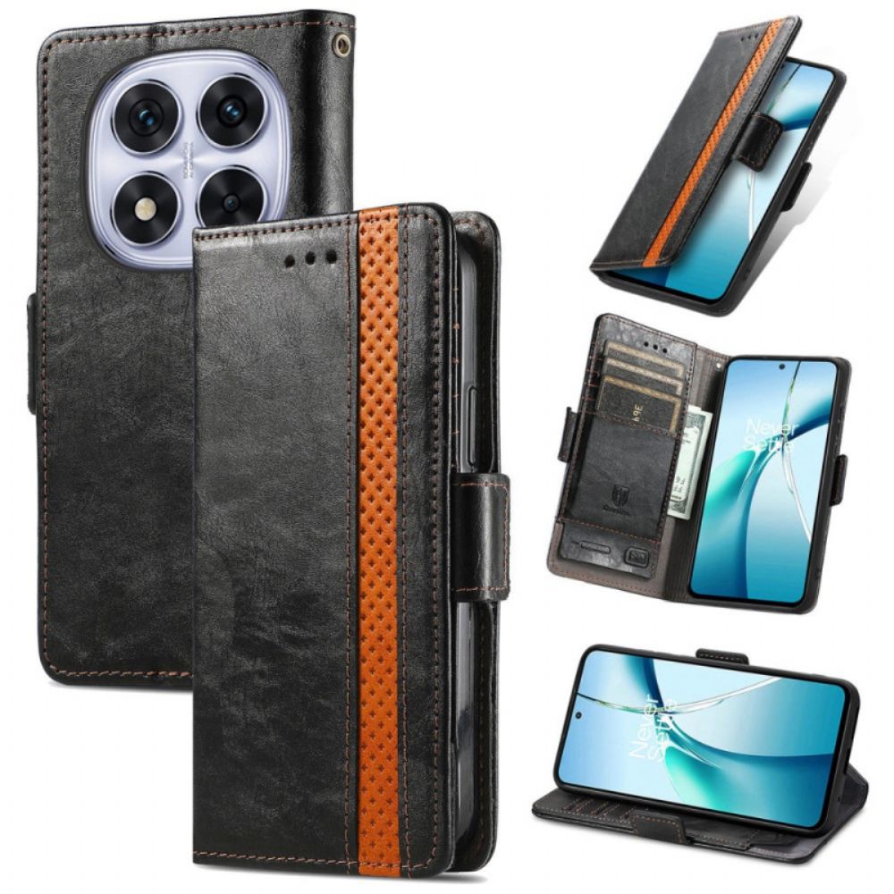 Folio-hoesje Xiaomi Redmi Note 15 Pro Plus 5g Gouden Sluiting Caseneo