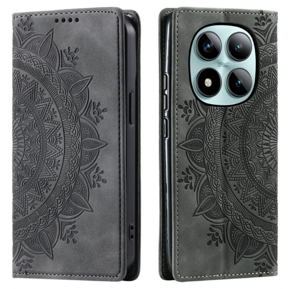 Folio-hoesje Xiaomi Redmi Note 15 Pro Plus 5g Telefoonhoesje Mandala Suède-effect