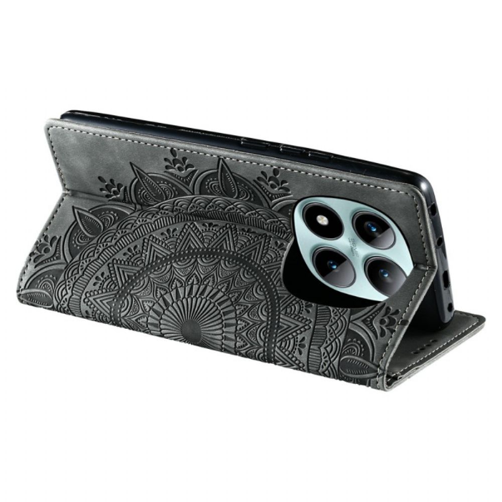 Folio-hoesje Xiaomi Redmi Note 15 Pro Plus 5g Telefoonhoesje Mandala Suède-effect