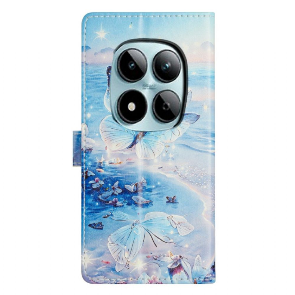 Folio-hoesje Xiaomi Redmi Note 15 Pro Plus 5g Telefoonhoesje Oceaanvlinder