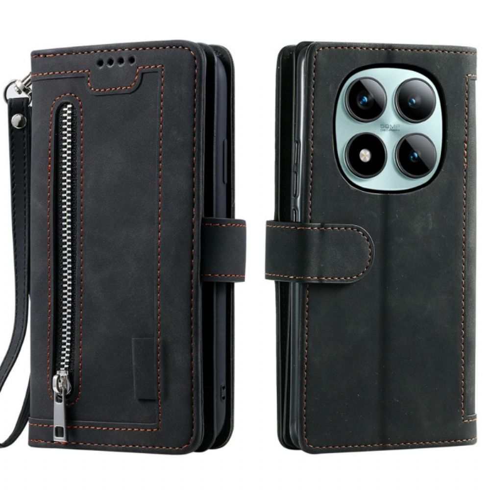 Folio-hoesje Xiaomi Redmi Note 15 Pro Plus 5g Telefoonhoesje Portemonnee Met 9 Kaartsleuven