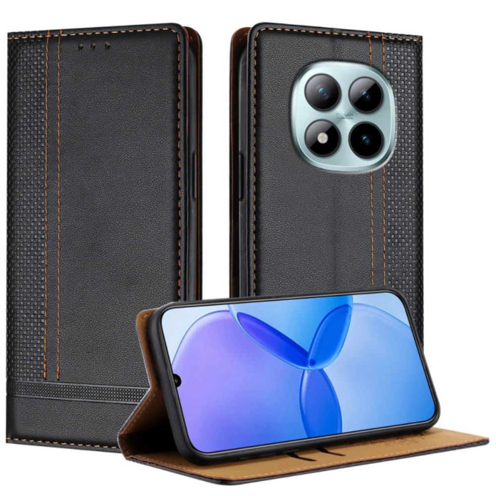 Folio-hoesje Xiaomi Redmi Note 15 Pro Plus 5g Telefoonhoesje Rasterpatroon