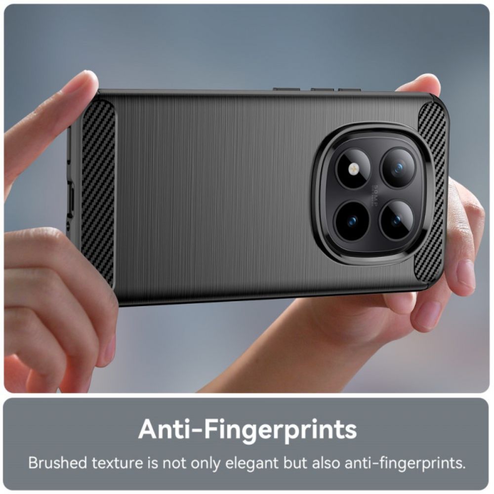 Hoesje Xiaomi Redmi Note 15 Pro Plus 5g Geborsteld Koolstofvezel