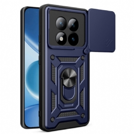 Hoesje Xiaomi Redmi Note 15 Pro Plus 5g Schuifbare Camerabescherming En Geïntegreerde Standaard Bescherming Hoesje