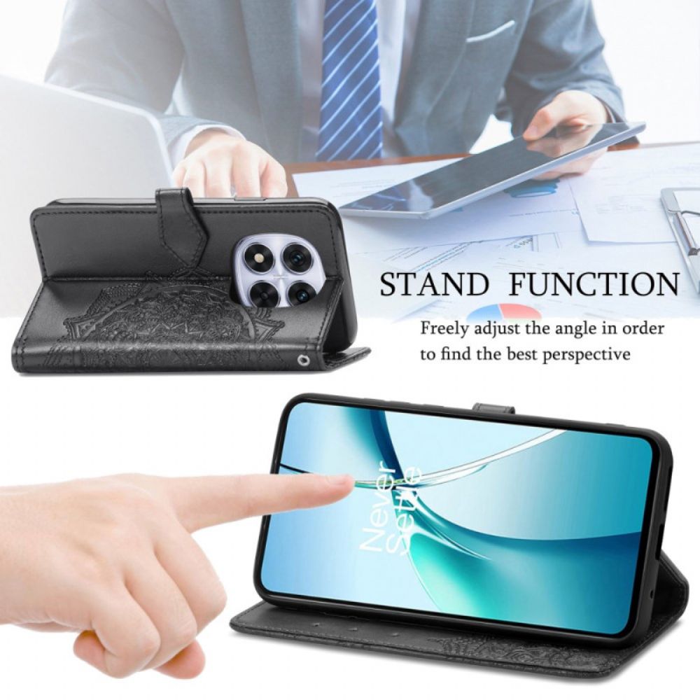 Leren Hoesje Voor Xiaomi Redmi Note 15 Pro Plus 5g Barok Mandala