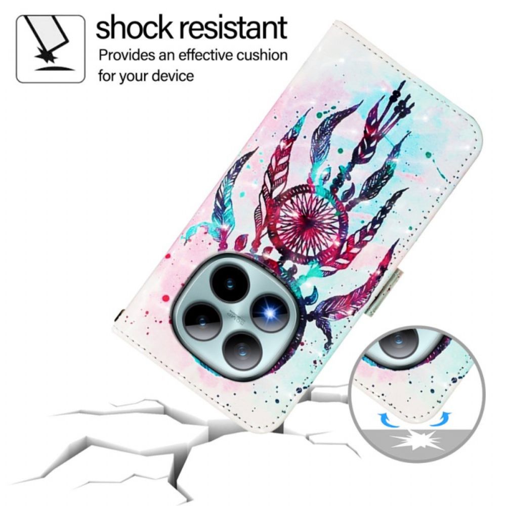 Leren Hoesje Xiaomi Redmi Note 15 Pro Plus 5g Dromenvanger