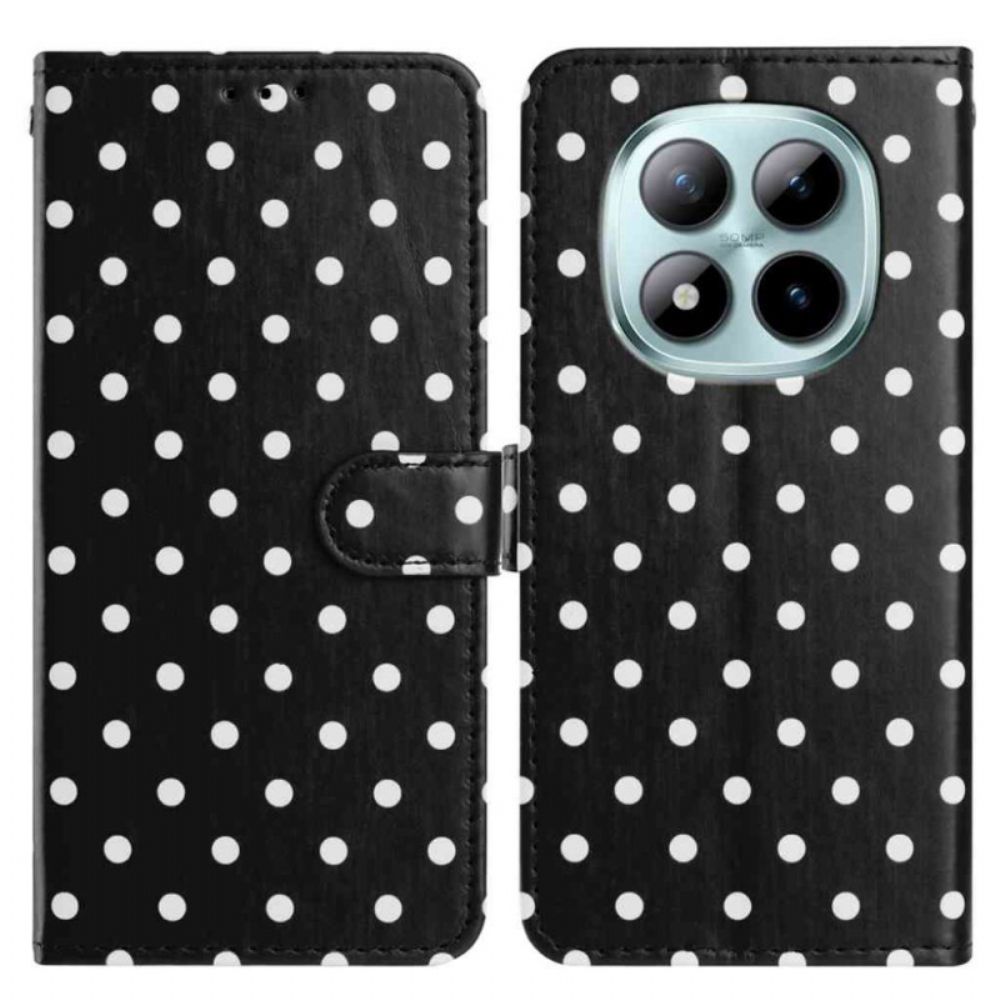 Leren Hoesje Xiaomi Redmi Note 15 Pro Plus 5g Erwten Bescherming Hoesje