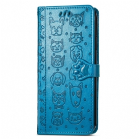 Leren Hoesje Xiaomi Redmi Note 15 Pro Plus 5g Geanimeerde Dieren