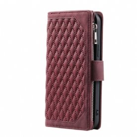 Leren Hoesje Xiaomi Redmi Note 15 Pro Plus 5g Gewatteerd Design