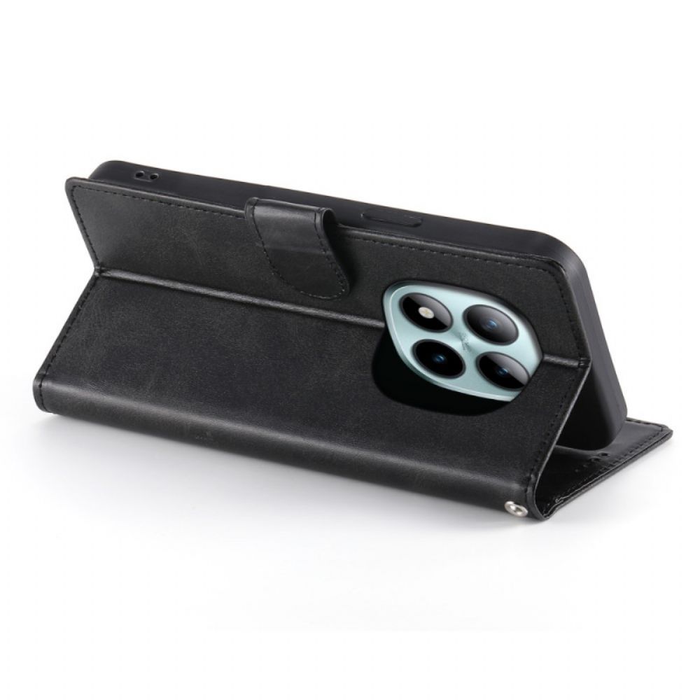 Leren Hoesje Xiaomi Redmi Note 15 Pro Plus 5g Kunstleer Bescherming Hoesje