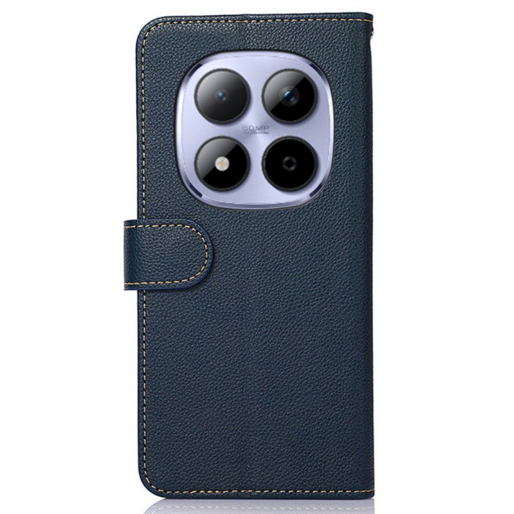 Leren Hoesje Xiaomi Redmi Note 15 Pro Plus 5g Tweekleurig Khazneh Bescherming Hoesje