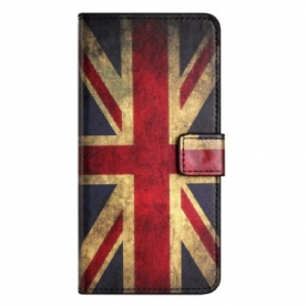 Leren Hoesje Xiaomi Redmi Note 15 Pro Plus 5g Union Jack Bescherming Hoesje