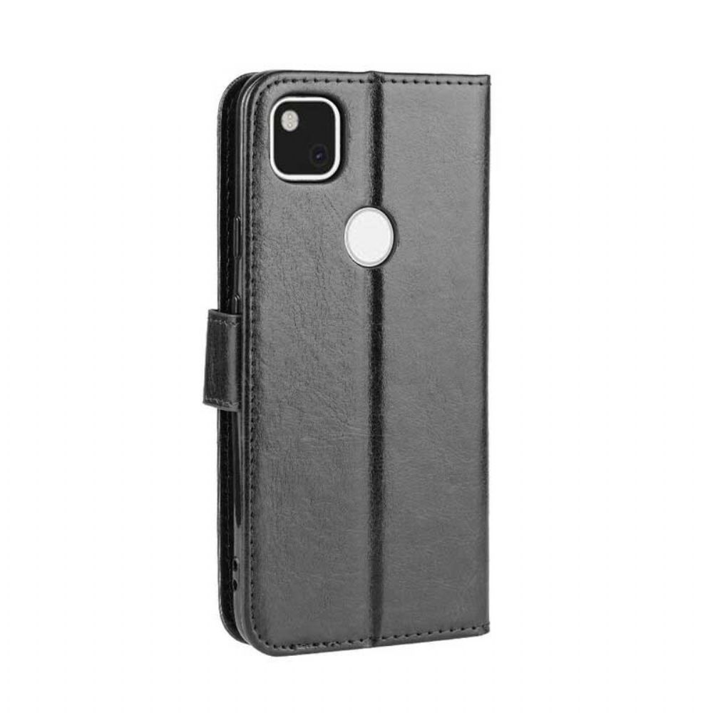 Folio-hoesje voor Google Pixel 4a Flitsachtig Kunstleer