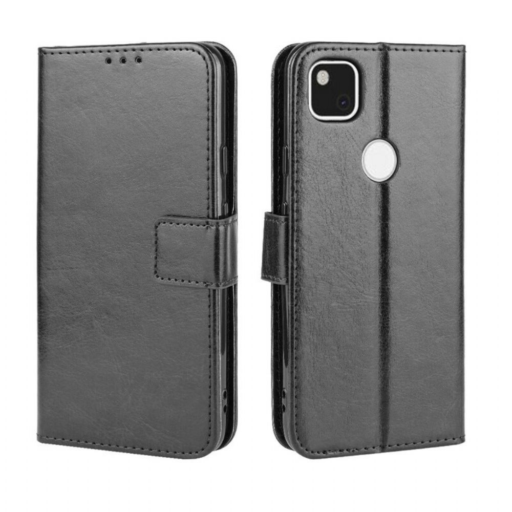 Folio-hoesje voor Google Pixel 4a Flitsachtig Kunstleer