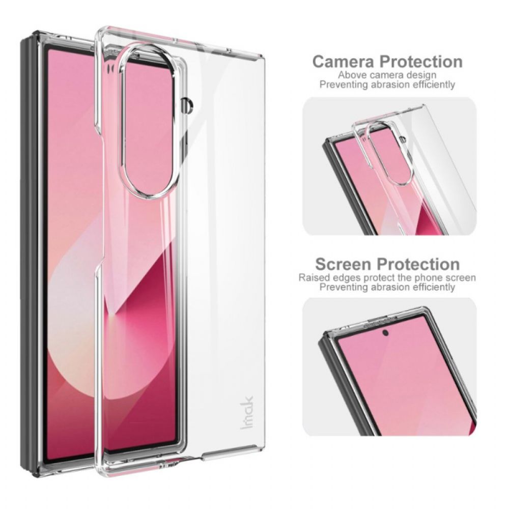 Case Hoesje Samsung Galaxy Z Fold 7 Telefoonhoesje Crystal Case Ii Pro Imak
