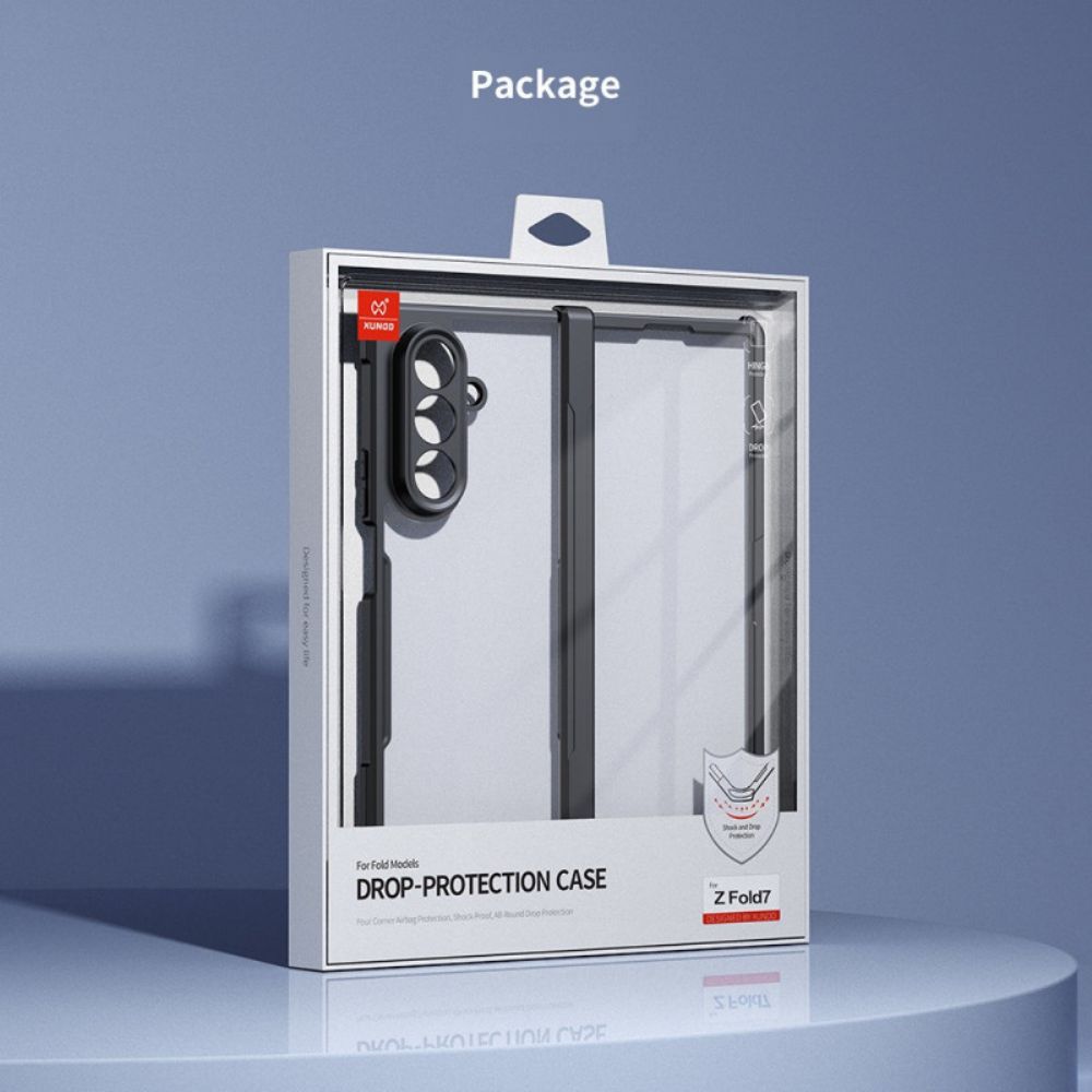 Case Hoesje Samsung Galaxy Z Fold 7 Telefoonhoesje Ingebouwde Airbag