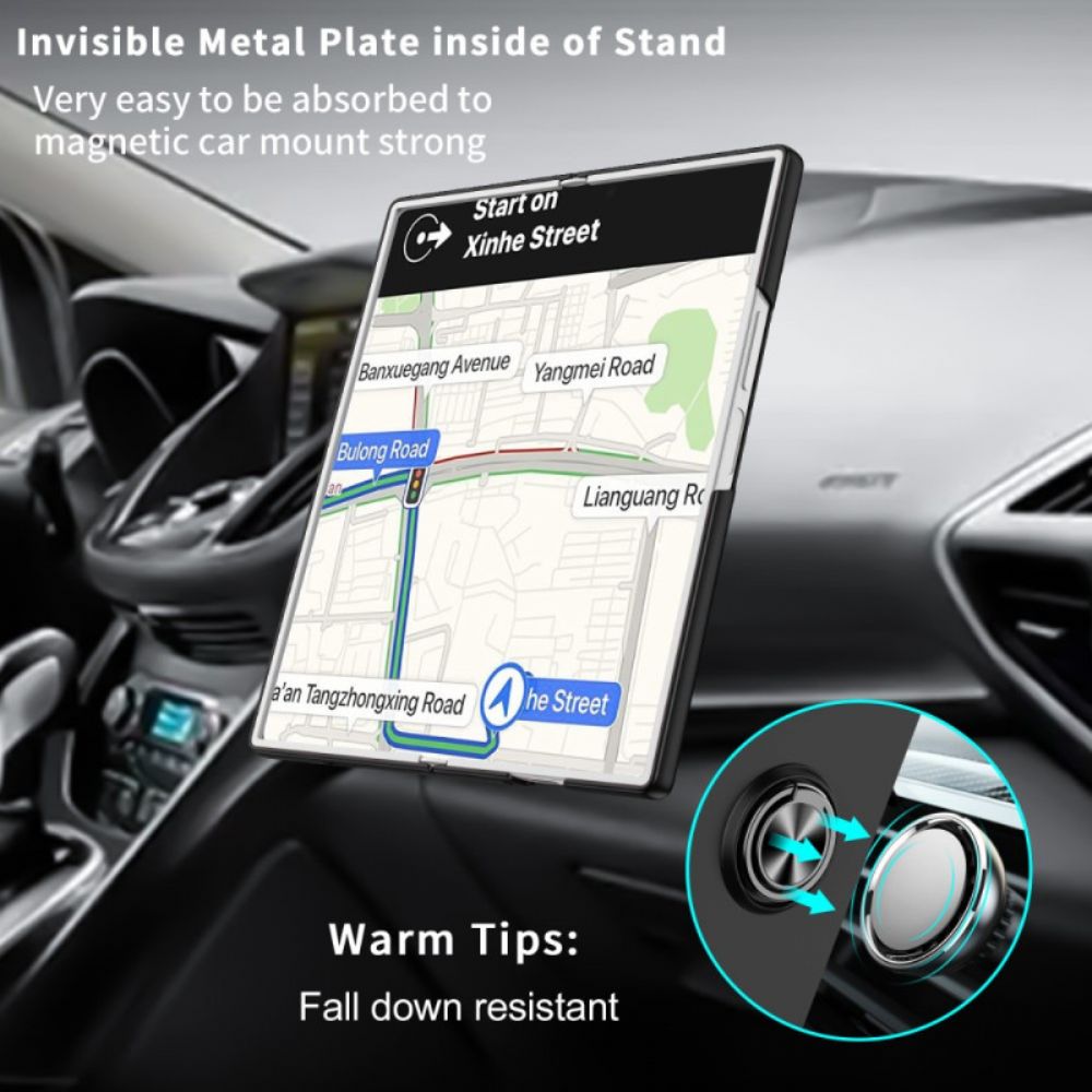 Case Hoesje Samsung Galaxy Z Fold 7 Telefoonhoesje Ringhouder