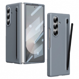 Case Hoesje Samsung Galaxy Z Fold 7 Telefoonhoesje Schermbeschermer Van Gehard Glas En Stylus