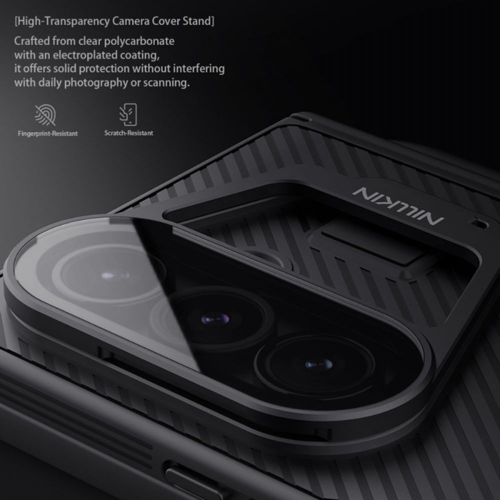 Cover Hoesje Samsung Galaxy Z Fold 7 Telefoonhoesje Camshield Prop Serie Nillkin