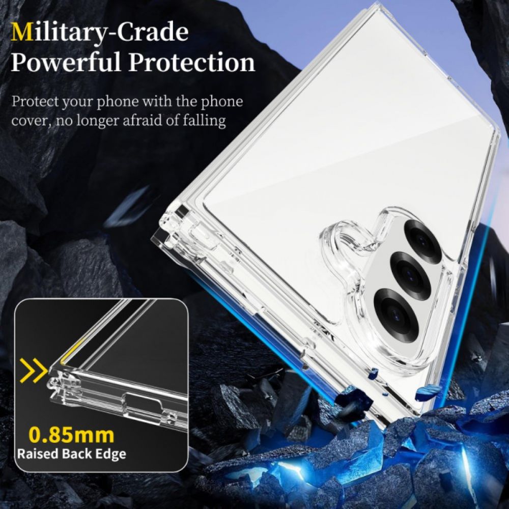 Cover Hoesje Samsung Galaxy Z Fold 7 Telefoonhoesje Geïntegreerd Ontwerp