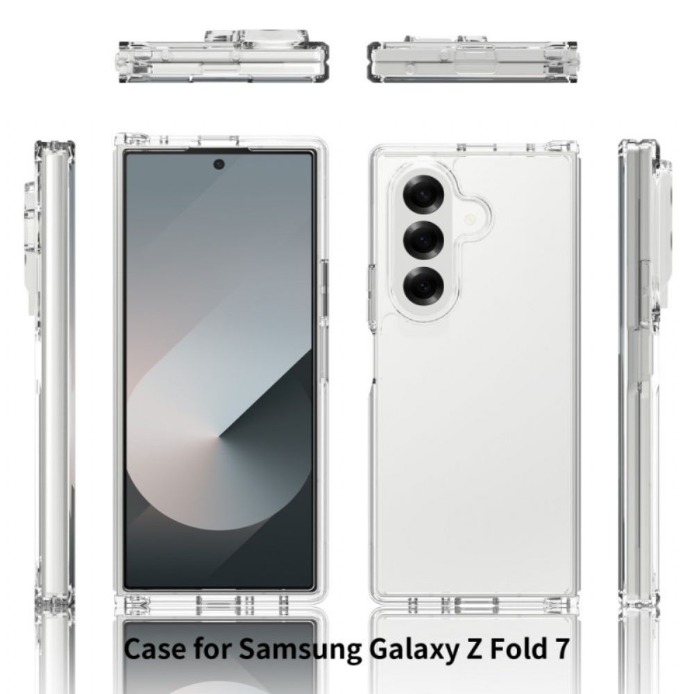Cover Hoesje Samsung Galaxy Z Fold 7 Telefoonhoesje Geïntegreerd Ontwerp