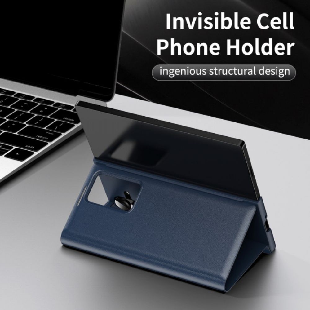 Cover Samsung Galaxy Z Fold 7 Kaarthouder En Slim Venster Bescherming Hoesje