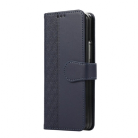 Flip Case Leren Samsung Galaxy Z Fold 7 Diamantdesign