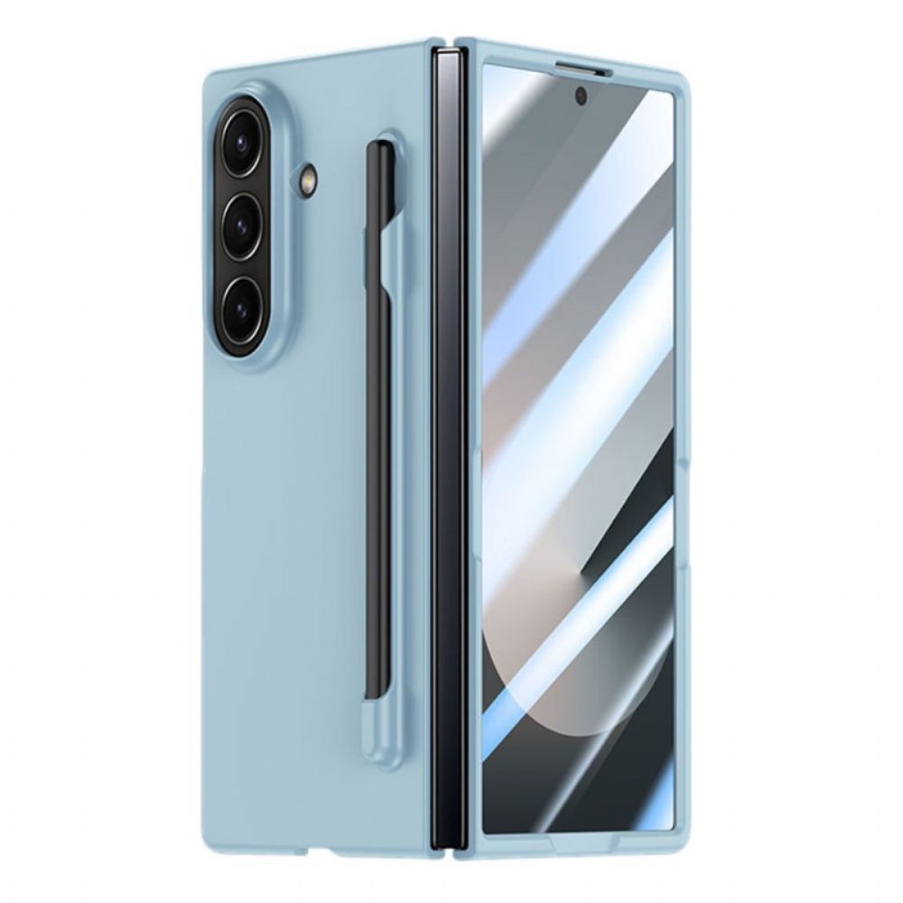 Hoesje Samsung Galaxy Z Fold 7 Bescherming Van Gehard Glas En Stylushouder