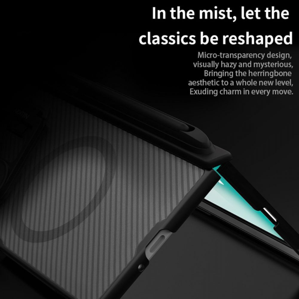 Hoesje Samsung Galaxy Z Fold 7 Camshield Prop Magnetic Translucent Series Nillkin