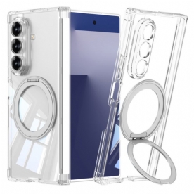 Hoesje Samsung Galaxy Z Fold 7 Doorzichtig Magnetisch Scharnier Met Standaard