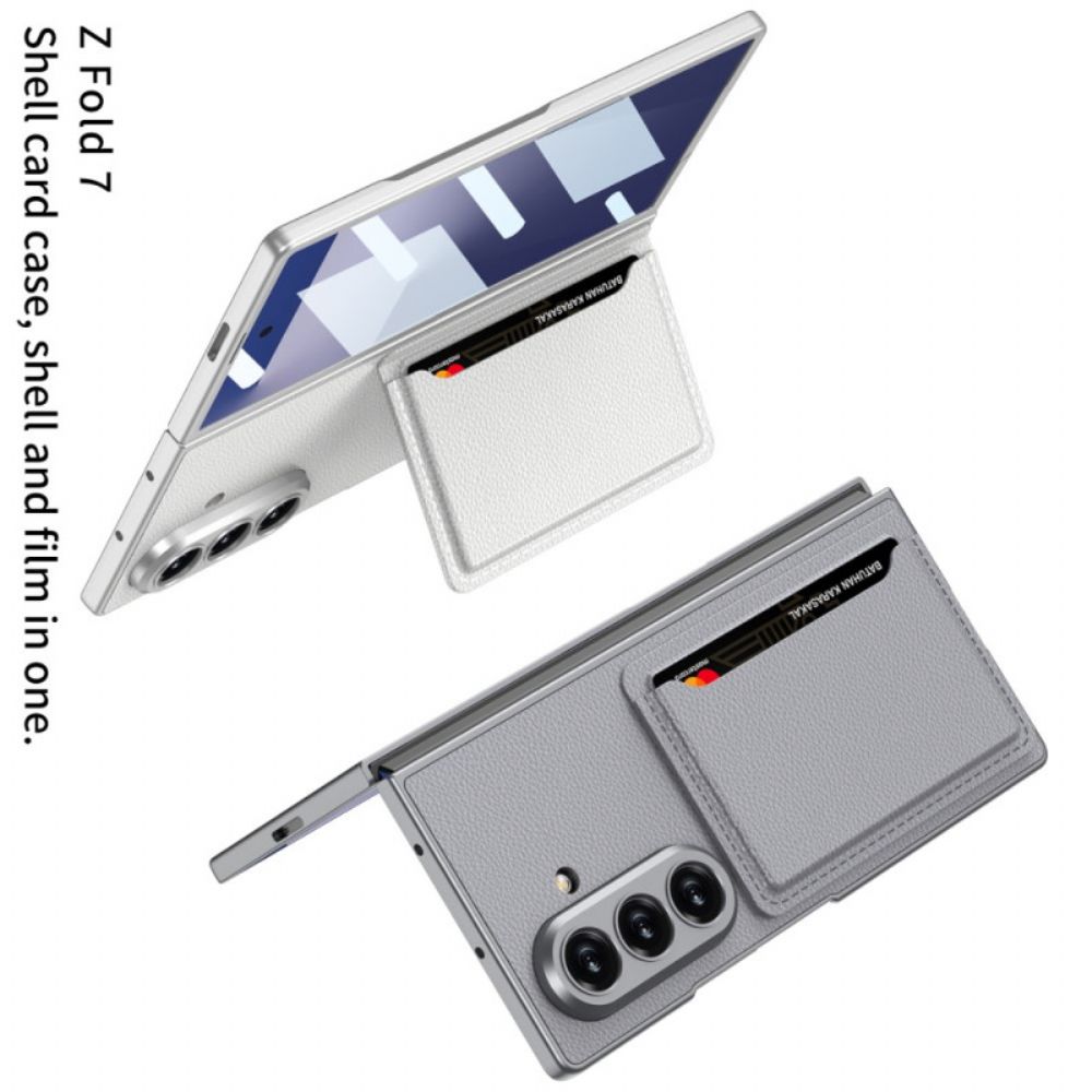 Hoesje Samsung Galaxy Z Fold 7 Gkk Kaarthouder En Standaard