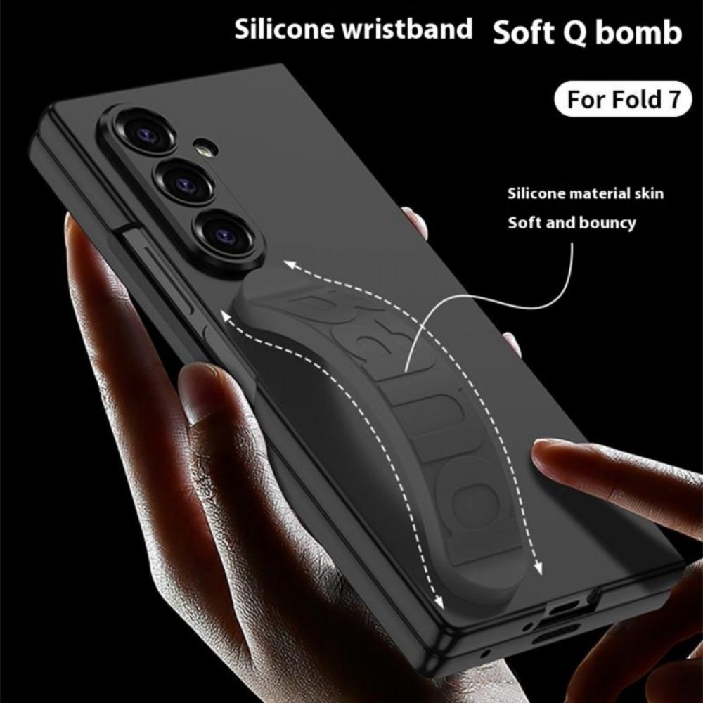 Hoesje Samsung Galaxy Z Fold 7 Handmatige Riem-standaard