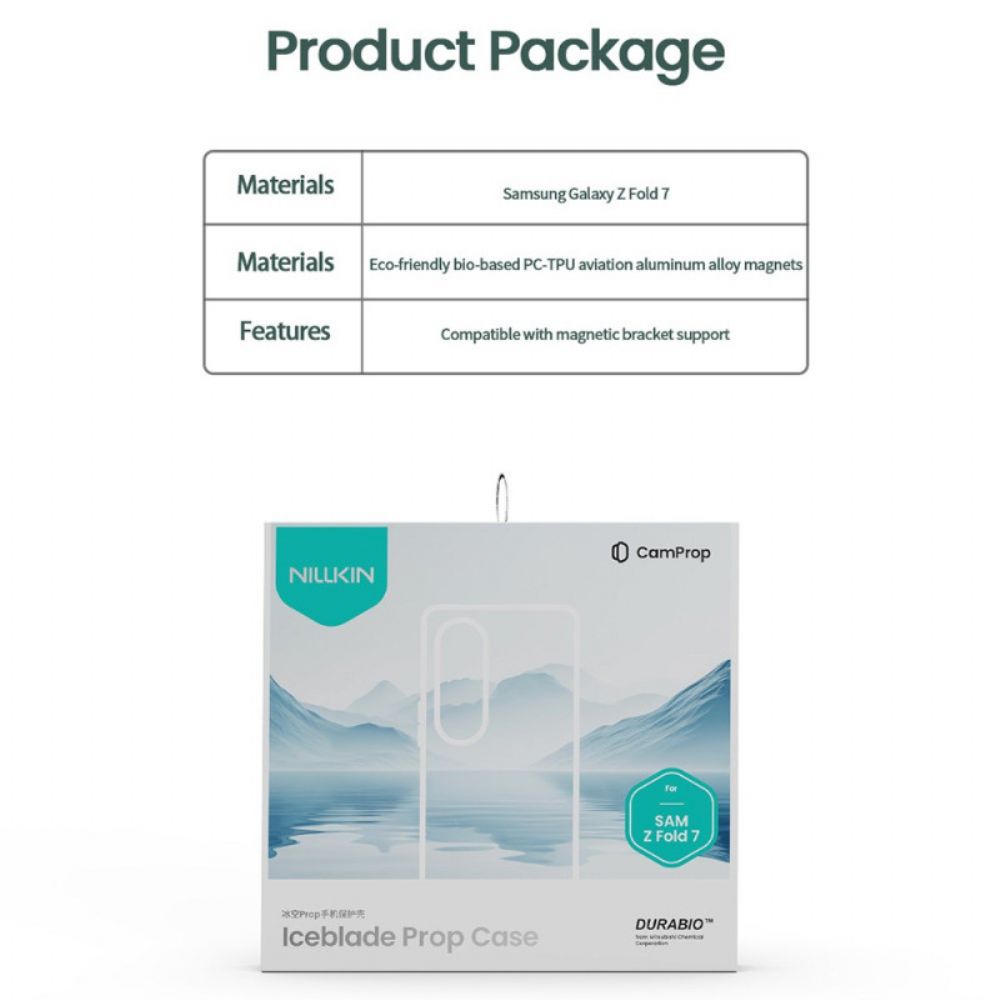 Hoesje Samsung Galaxy Z Fold 7 Iceblade Prop-serie Met Houder En Lensframe