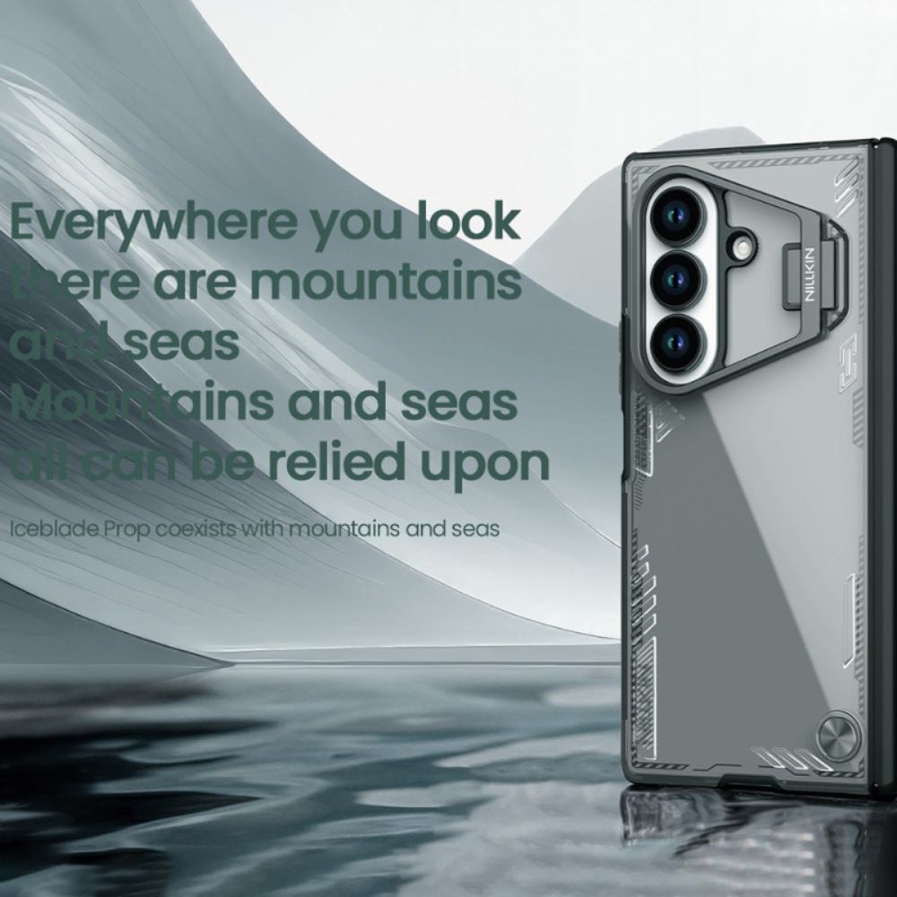 Hoesje Samsung Galaxy Z Fold 7 Iceblade Prop-serie Met Houder En Lensframe