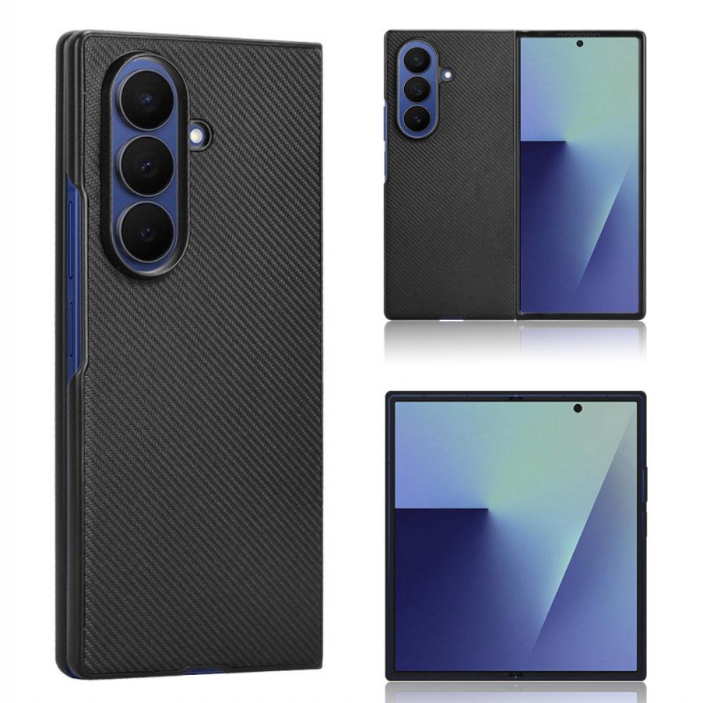 Hoesje Samsung Galaxy Z Fold 7 Klassieke Lederlook Bescherming Hoesje