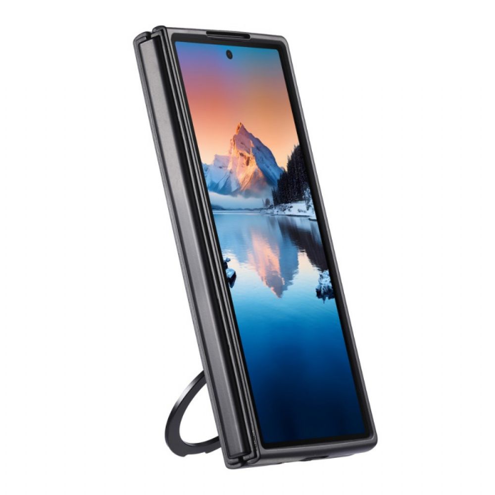 Hoesje Samsung Galaxy Z Fold 7 Magnetisch Scharnier Met Suteni Ringhouder