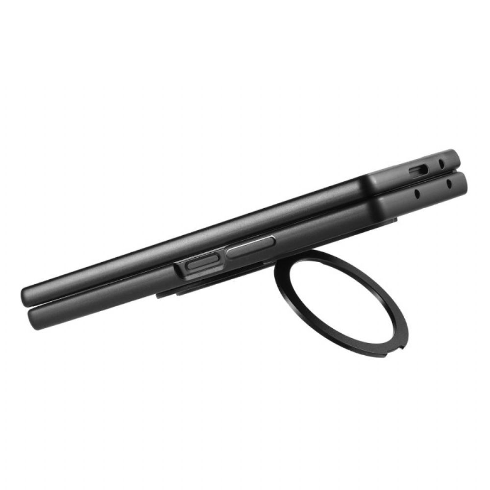 Hoesje Samsung Galaxy Z Fold 7 Magnetisch Scharnier Met Suteni Ringhouder