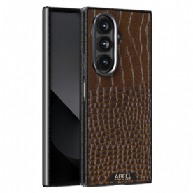 Hoesje Samsung Galaxy Z Fold 7 Magsafe-compatibel Abeel In Krokodillenstijl