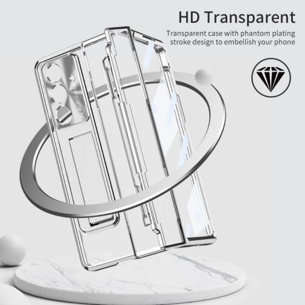 Hoesje Samsung Galaxy Z Fold 7 Magsafe-compatibel Met Standaard En Schermbeschermer Bescherming Hoesje