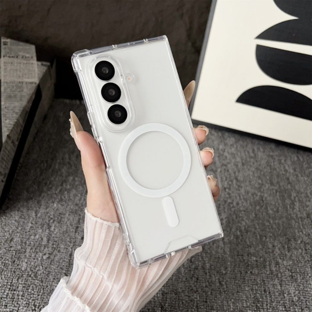 Hoesje Samsung Galaxy Z Fold 7 Magsafe-compatibel Transparant Bescherming Hoesje