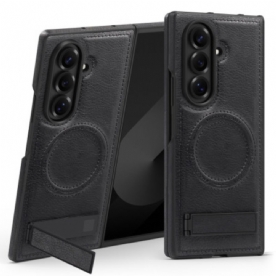 Hoesje Samsung Galaxy Z Fold 7 Magsafe Lederlook En Standaard