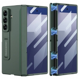 Hoesje Samsung Galaxy Z Fold 7 Schermbeschermer En Magnetische Standaard Bescherming Hoesje