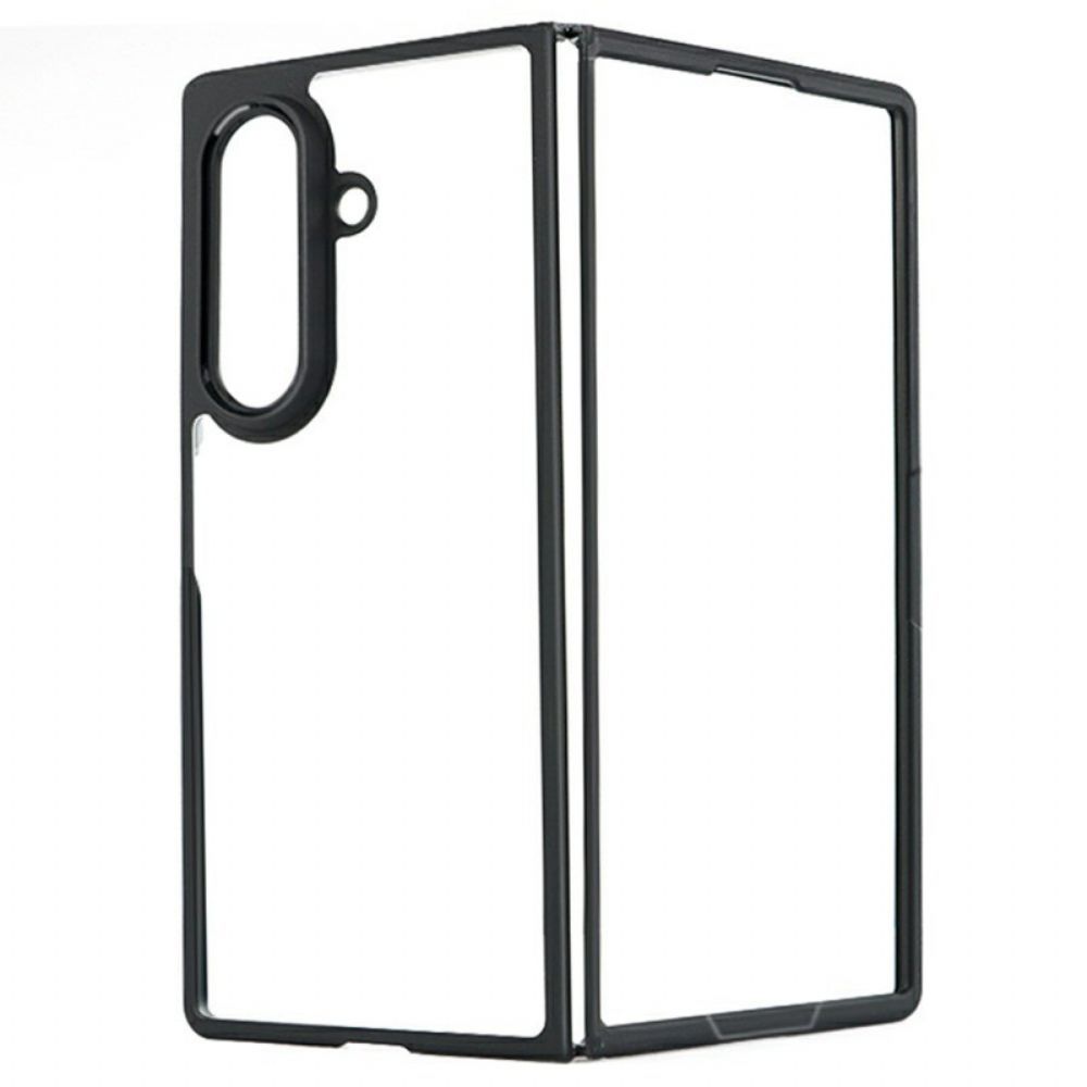 Hoesje Samsung Galaxy Z Fold 7 Schokbestendig Met Transparante Achterkant Bescherming Hoesje