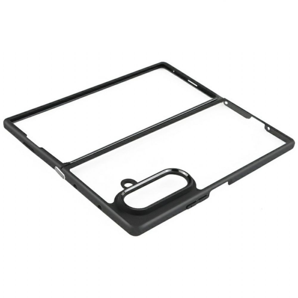 Hoesje Samsung Galaxy Z Fold 7 Schokbestendig Met Transparante Achterkant Bescherming Hoesje