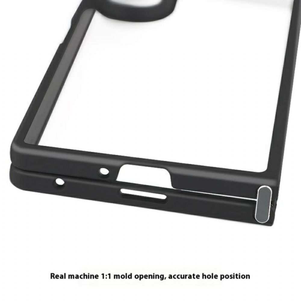 Hoesje Samsung Galaxy Z Fold 7 Schokbestendig Met Transparante Achterkant Bescherming Hoesje