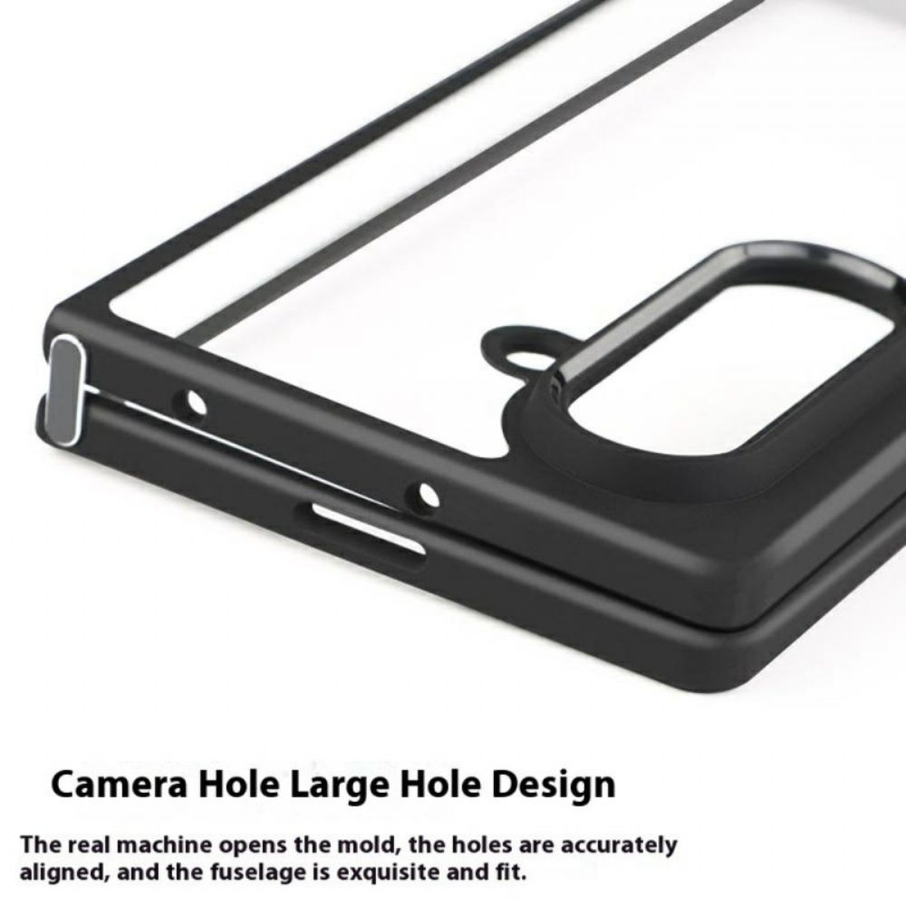 Hoesje Samsung Galaxy Z Fold 7 Schokbestendig Met Transparante Achterkant Bescherming Hoesje