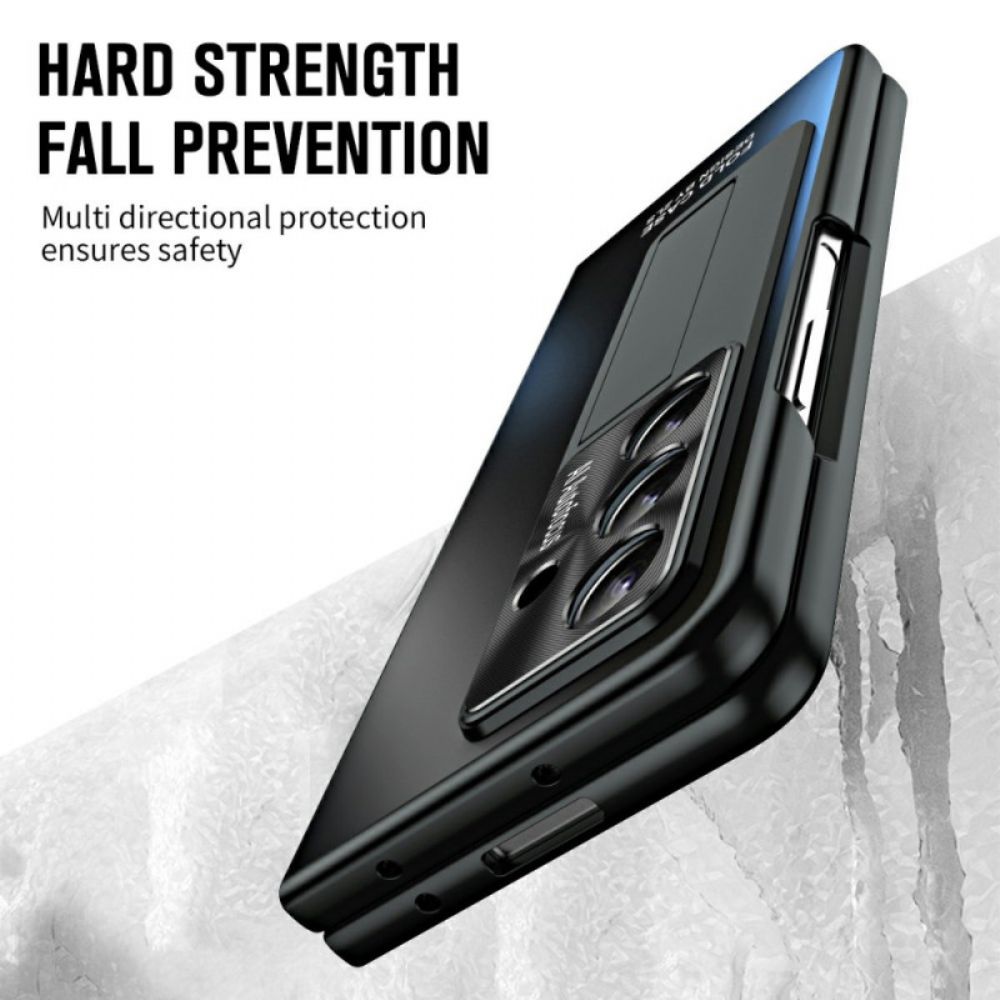 Hoesje Samsung Galaxy Z Fold 7 Standaard Met Matte Afwerking En Schermbeschermer