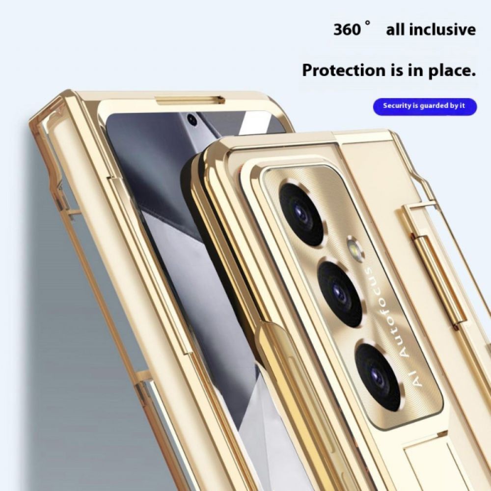 Hoesje Samsung Galaxy Z Fold 7 Standaard En Schermbeschermer Bescherming Hoesje