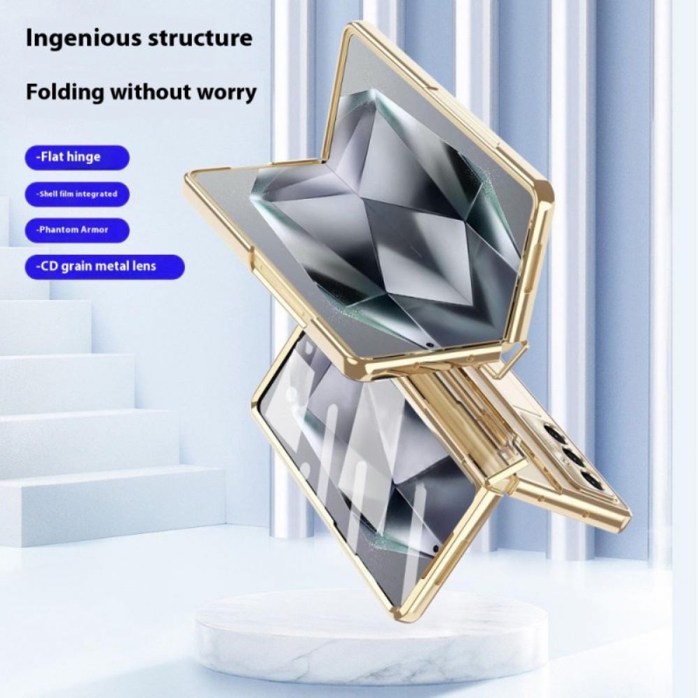 Hoesje Samsung Galaxy Z Fold 7 Standaard En Schermbeschermer Bescherming Hoesje